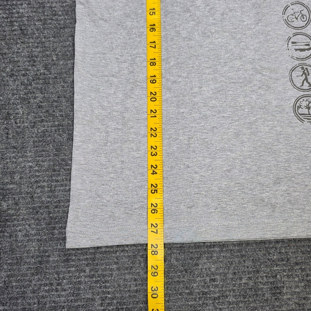 Timberland NH Base Camp T-Shirt Mens Size M Heather Grey Cotton Short Sleeve NWT - Picture 8 of 8
